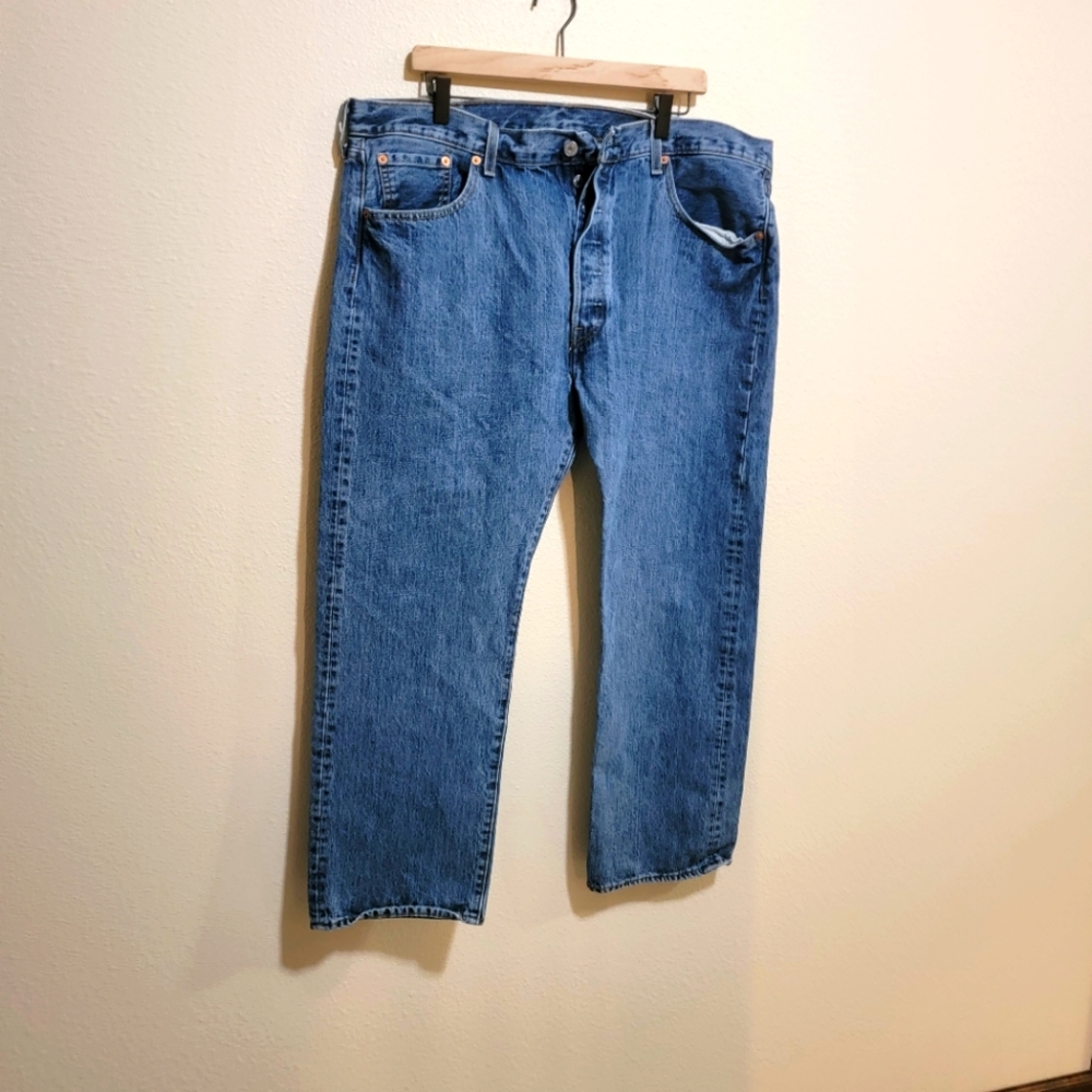 Levi Strauss 501 Blue Jeans W40 L29 Denim